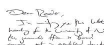 Editor's letter detail